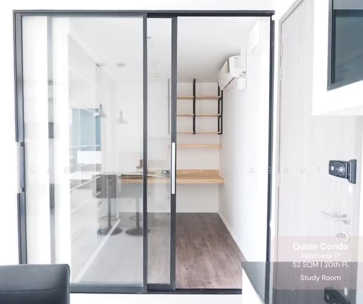 Quinn Ratchada 17, Bangkok, 454 456 Soi Inthara Mari 45, Din Daeng, Bangkok, 1 Bedroom, 52 sqm, Condo For Rent, by Sarocha Sakprasart, 500496817 - DDproperty.com
