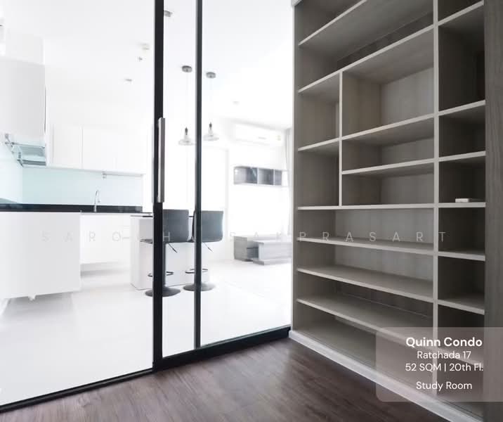 Quinn Ratchada 17, Bangkok, 454 456 Soi Inthara Mari 45, Din Daeng, Bangkok, 1 Bedroom, 52 sqm, Condo For Rent, by Sarocha Sakprasart, 500496817 - DDproperty.com