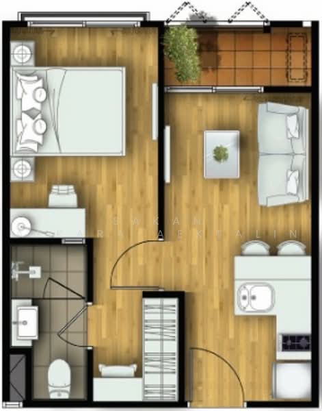 Condolette Dwell Sukhumvit 26 : คอนโดเลต ดเวล สุขุมวิท 26, กรุงเทพ, ซอยสุขุมวิท 26, คลองตัน, คลองเตย, กรุงเทพ, 33 ตร.ม., คอนโด ให้เช่า, โดย Sakan Akkara-aektalin, 500497641 - DDproperty.com