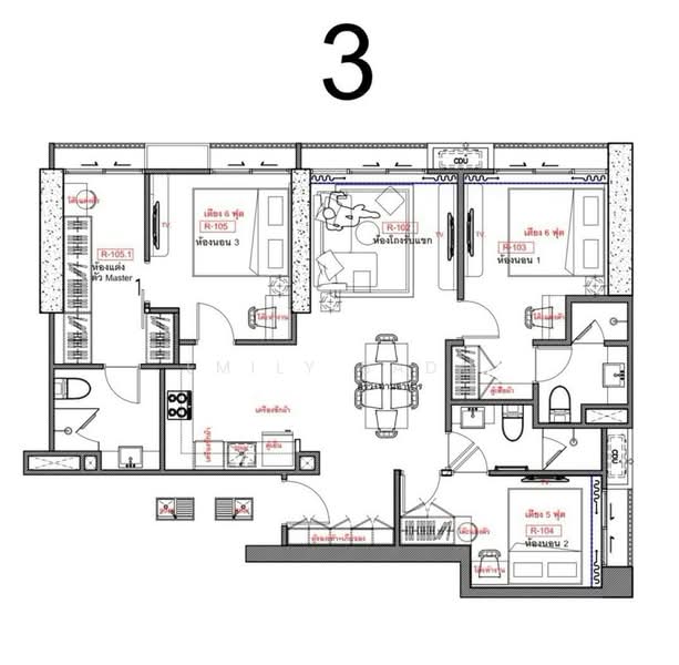 Noble State 39, Bangkok, 35 Soi Sukhumvit 39, Khlong Tan Nua, Watthana, Bangkok, 3 Bedrooms, 96 sqm, Condo For Rent, by Emily Bada, 500497793 - DDproperty.com