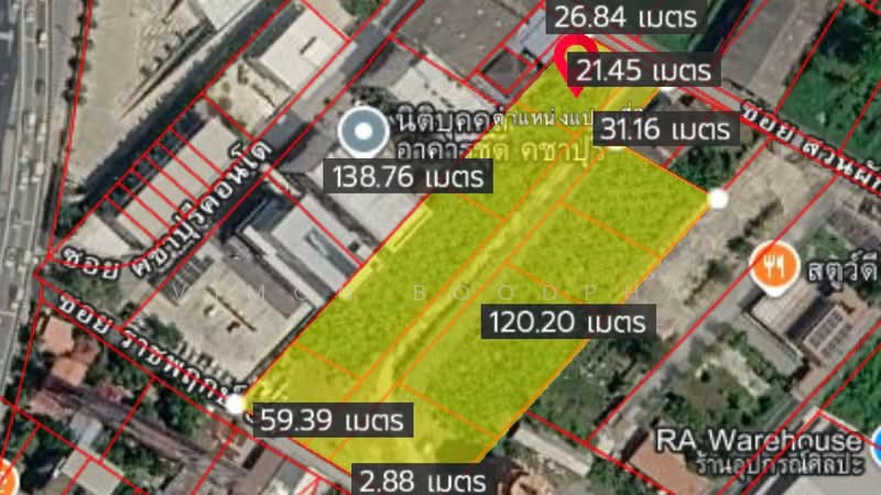 ที่ดินเปล่า ซอยราชพฤกษ์ 36, Bangkok, Taling Chan, Bangkok, , 7,410 sqm, Land For Sale, by Vimon Boodpha, 500498104 - DDproperty.com