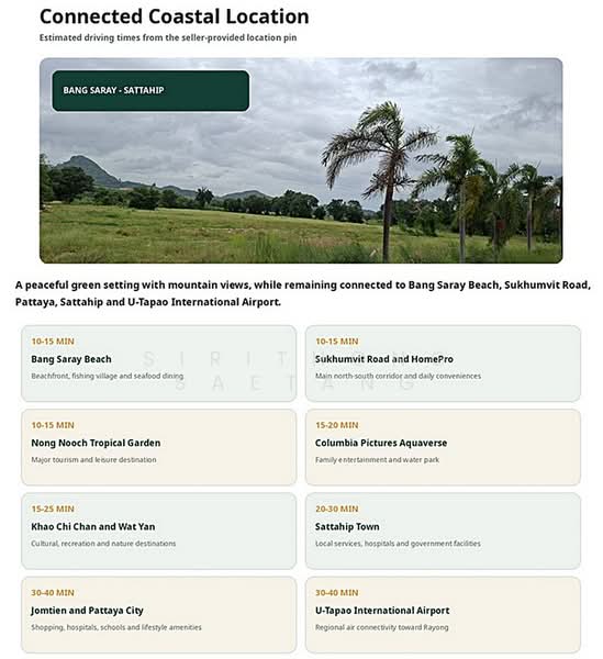 Land in Bang Saray, Sattahip, Chonburi 193.75 rai mountain view near Bang Saray beach, Chon Buri (Pattaya), กรรณสูตร, Bang Sa-re, Sattahip, Chon Buri (Pattaya), , 310,000 sqm, Land For Sale, by Sirithong Saetang, 500498377 - DDproperty.com