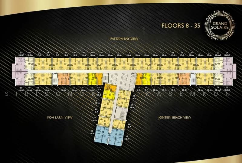 Grand Solaire Pattaya, Chon Buri (Pattaya), Bang Lamung, Bang Lamung (Pattaya), Chon Buri (Pattaya), 1 Bedroom, 29 sqm, Condo For Sale, by Sirisongkran Kasemkun, 500499207 - DDproperty.com