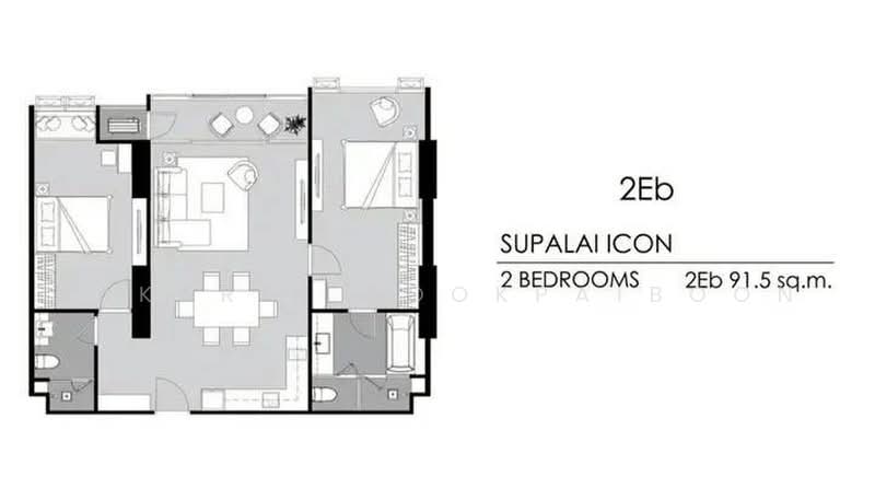 Supalai Icon Sathorn : ศุภาลัย ไอคอน สาทร, กรุงเทพ, ถนนสาทรใต้, ทุ่งมหาเมฆ, สาทร, กรุงเทพ, 92 ตร.ม., คอนโด ให้เช่า, โดย Nakarin Sookpaiboon, 500499579 - DDproperty.com