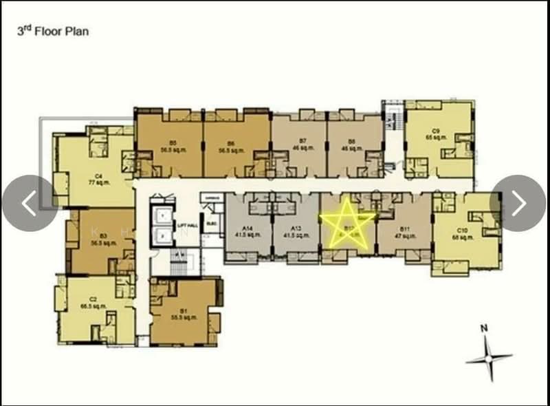 The Address Sukhumvit 61, Bangkok, 22 Soi Sukhumvit 61 Sukhumvit Road, Khlong Tan Nua, Watthana, Bangkok, 1 Bedroom, 47 sqm, Condo For Rent, by Khun Toey เตย , 500499780 - DDproperty.com