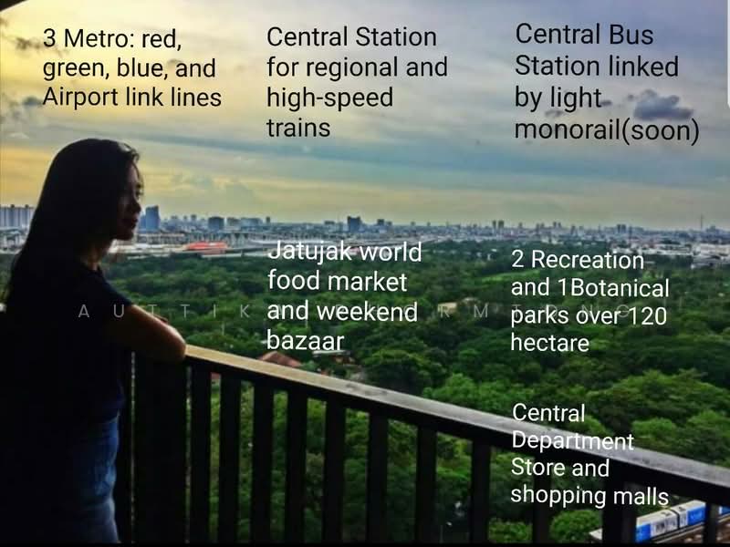 The Line Jatujak-Mochit, Bangkok, Phaholyothin Road, Jom Phon, Chatuchak, Bangkok, 4 Bedrooms, 100 sqm, Condo For Rent, by Auttika Phormtong, 500499949 - DDproperty.com