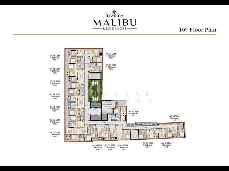 The Riviera Malibu : เดอะ ริเวียร่า มาลิบู, ชลบุรี, Phra Tam Nak 5, หนองปรือ, บางละมุง, ชลบุรี, 46 ตร.ม., คอนโด ขาย, โดย Nattasak Poosuwan, 500500072 - DDproperty.com