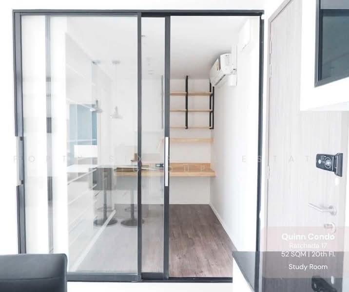 Quinn Ratchada 17, Bangkok, 454 456 Soi Inthara Mari 45, Din Daeng, Bangkok, 1 Bedroom, 52 sqm, Condo For Rent, by Forty-Six Real Estate Group, 500500392 - DDproperty.com