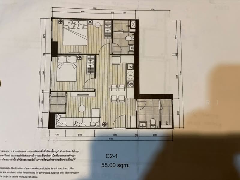 IDEO Q Chula - Samyan, Bangkok, 660-662 Rama 4 Road, Maha Phrutharam, Bang Rak, Bangkok, 2 Bedrooms, 58 sqm, Condo For Rent, by Sompob Buaparungsri, 500500424 - DDproperty.com
