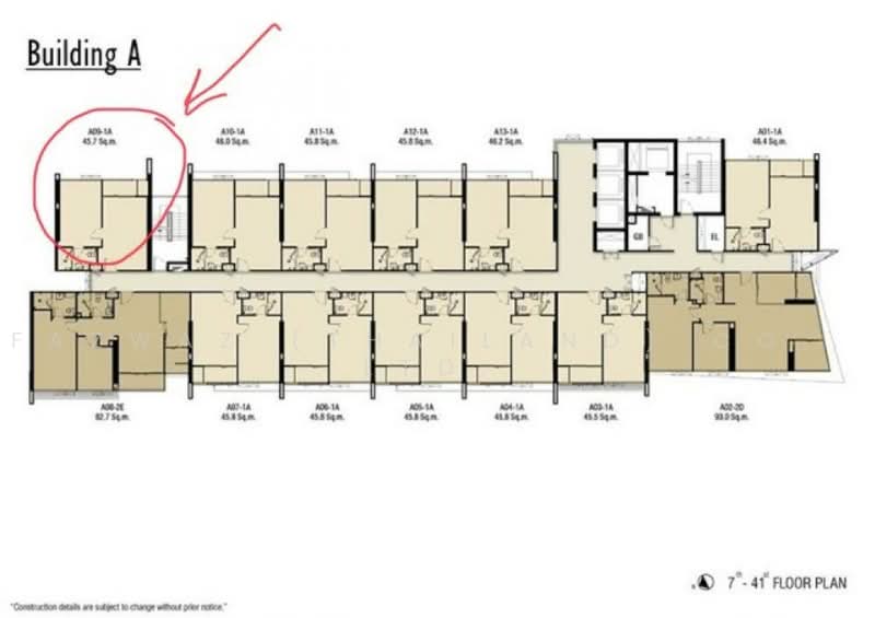 333 Riverside, Bangkok, 333 Pracharat Sai 2, Bang Sue, Bangkok, 1 Bedroom, 46 sqm, Condo For Sale, by Fazwaz (Thailand) Co., Ltd., 500500478 - DDproperty.com
