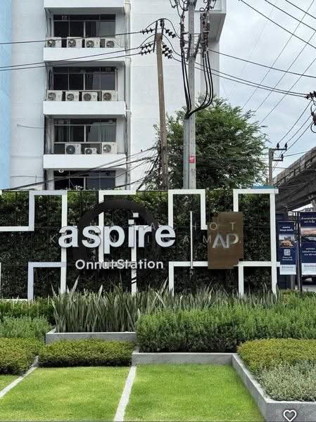 Aspire Onnut Station, Bangkok, Sukhumvit Road, Phra Kanong, Khlong Toei, Bangkok, 1 Bedroom, 27 sqm, Condo For Rent, by Thanachot Khantigamongun, 500500762 - DDproperty.com