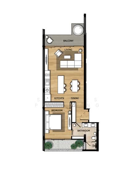 Bright Phuket, Phuket, 18 Moo 2 Soi Cherngtalay 14, Choeng Thale, Thalang, Phuket, 1 Bedroom, 80 sqm, Condo For Sale, by Sikkares Ploydang, 500500995 - DDproperty.com