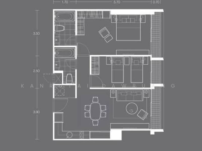 Noble Remix, Bangkok, 772 Soi Sukhumvit 36, Sukhumvit Road, Khong Tan, Khlong Toei, Bangkok, 2 Bedrooms, 75 sqm, Condo For Sale, by Kanrutai Dawruang, 500501827 - DDproperty.com
