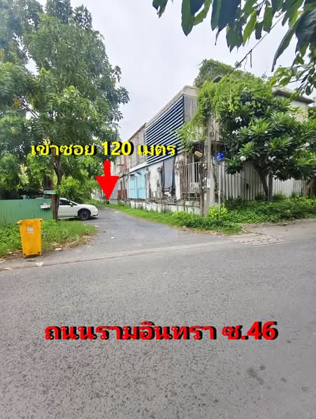 ที่ดิน ถนนรามอินทรา 46 กรุงเทพมหานคร, กรุงเทพ, รามอินทรา, คันนายาว, กรุงเทพ, 800 ตร.ม., ที่ดิน ขาย, โดย ยุภาพร ศุภผลา, 500502152 - DDproperty.com