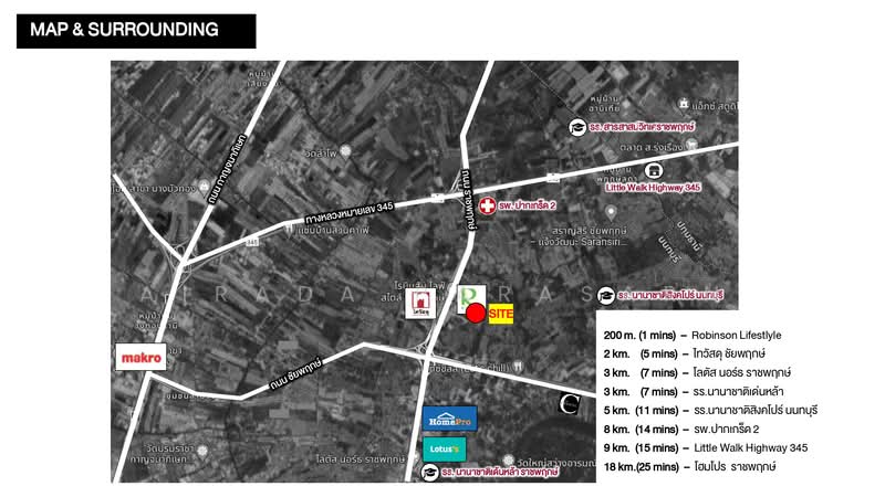 Ratchaphreuk Robinson Site 1, Nonthaburi, Bang Phlap, Pak Kret, Nonthaburi, , 19,308 sqm, Land For Sale, by Airada Parasarn, 500502370 - DDproperty.com