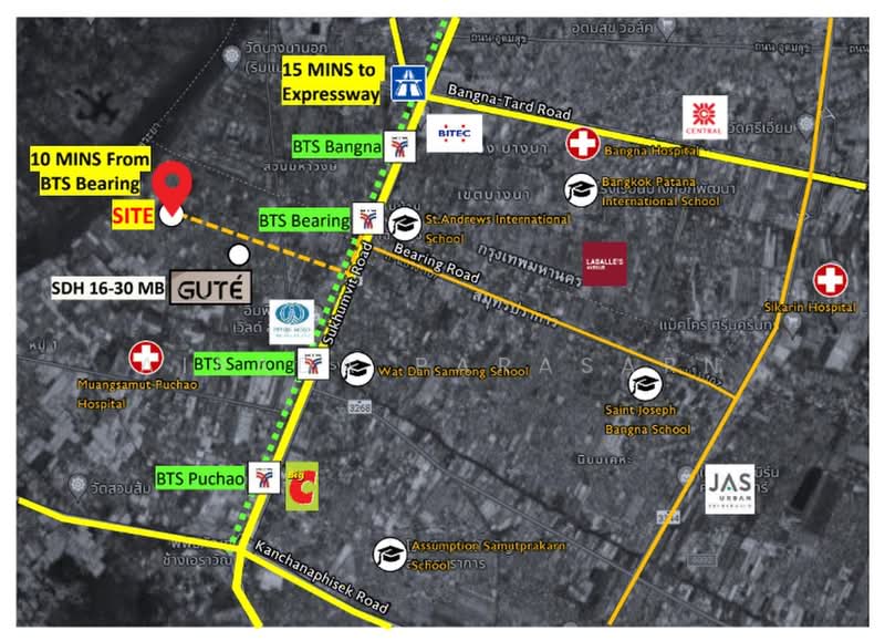 ที่ดิน Sukhumvit 76, Samut Prakan, Sam Rong, Phra Pra Daeng, Samut Prakan, , 57,600 sqm, Land For Sale, by Airada Parasarn, 500502397 - DDproperty.com