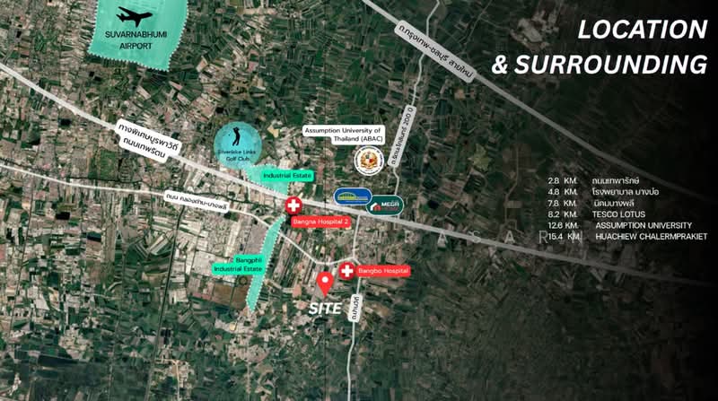 เทพารักษ์ บางบ่อ, Samut Prakan, Bang Phriang, Bang Bo, Samut Prakan, , 41,600 sqm, Land For Sale, by Airada Parasarn, 500502446 - DDproperty.com