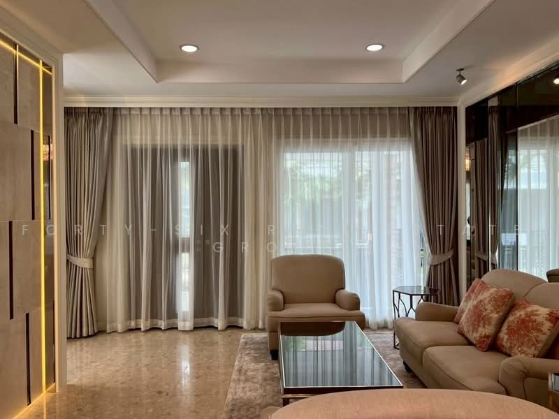 Grand Bangkok Boulevard Rama 9-Krungthepkreetha : แกรนด์ บางกอก บูเลอวาร์ด พระราม 9-กรุงเทพกรีฑา, กรุงเทพ, ถนนศรีนครินทร์-ร่มเกล้า, สะพานสูง, กรุงเทพ, 335 ตร.ม., บ้านเดี่ยว ให้เช่า, โดย Forty-Six Real Estate Group, 500503024 - DDproperty.com
