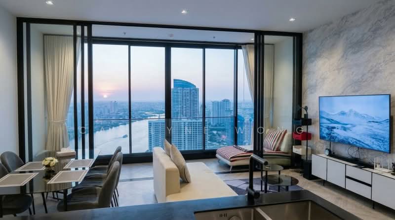 Chapter Charoennakhon–Riverside, Bangkok, Charoennakorn Road, Bang Lam Phu Lang, Khlong San, Bangkok, 2 Bedrooms, 79 sqm, Condo For Rent, by Caitlyne Wong, 500503105 - DDproperty.com