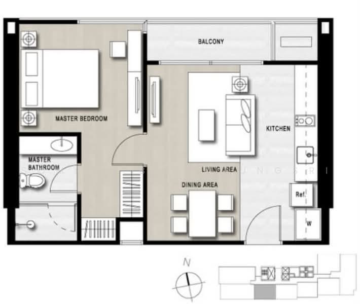 HQ Thonglor by Sansiri, Bangkok, Sukhumvit Road, Khlong Tan Nua, Watthana, Bangkok, 1 Bedroom, 43 sqm, Condo For Rent, by Sompob Buaparungsri, 500503303 - DDproperty.com