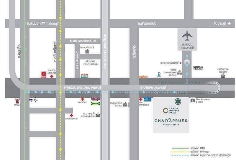 Chaiyapruek Bangna Km 15, Samut Prakan, 234 Moo 3 Km.15 Bangna-Trad Road Km.15, Bang Chalong, Bang Plee, Samut Prakan, 3 Bedrooms, 184 sqm, Single Detached House For Rent, by Sunny Next Step, 500504279 - DDproperty.com