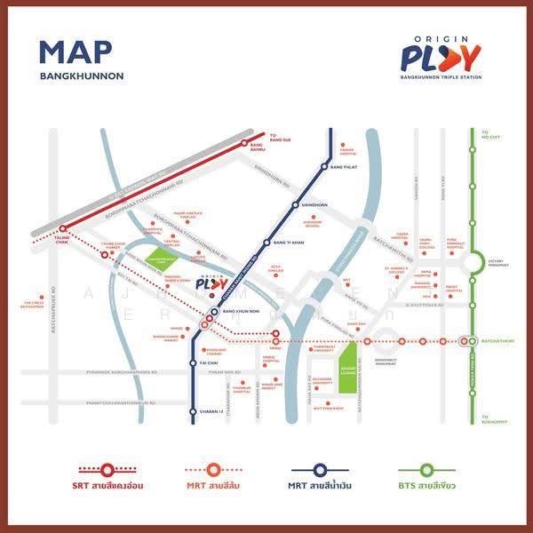 ออริจิ้น เพลย์ บางขุนนนท์ ทริปเปิ้ล สเตชั่น : Origin Play Bangkhunnon Triple Station, กรุงเทพ, บางขุนนนท์, บางกอกน้อย, กรุงเทพ, 29 ตร.ม., คอนโด ขาย, โดย AJHOMECENTER-คุณหยก, 500504619 - DDproperty.com