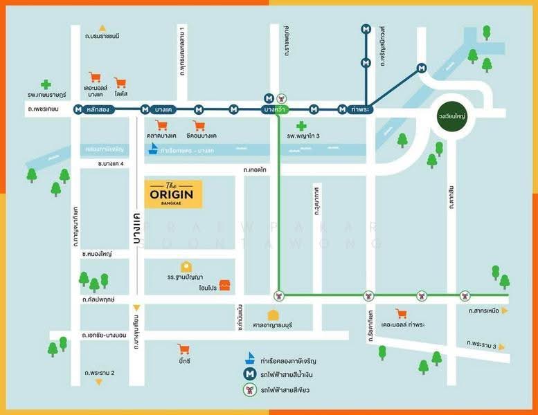 The Origin Bangkae : ดิ ออริจิ้น บางแค, กรุงเทพ, บางแค, กรุงเทพ, 25 ตร.ม., คอนโด ให้เช่า, โดย Praewpakar Soontawong, 500505784 - DDproperty.com