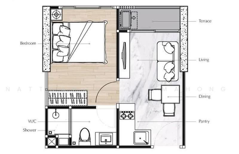 เบลส เรสสิเด้นซ์ เอกมัย (Bless Residence Ekkamai), กรุงเทพ, Sukhumvit 71, คลองตันเหนือ, วัฒนา, กรุงเทพ, 27 ตร.ม., คอนโด ให้เช่า, โดย Natthapong Laomahong, 500505948 - DDproperty.com