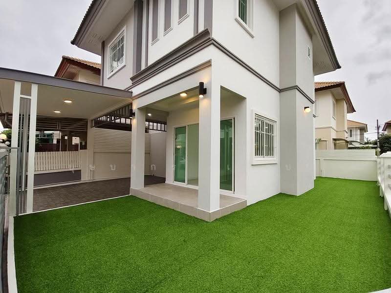 บ้านหลังมุม รีโนเวทใหม่ หมู่บ้านบางกอก การ์เด้นท์ ซอยวัดส้มเกลี้ยง ปิ่นเกล้า บรมราชชนนี, นนทบุรี, สำเร็จพัฒนา, ศาลากลาง, บางกรวย, นนทบุรี, 130 ตร.ม., บ้านเดี่ยว ขาย, โดย บุษบากร (เจี๊ยบ), 500506414 - DDproperty.com