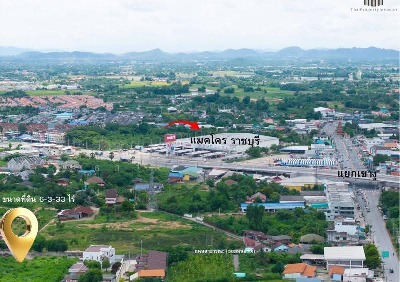 ขายที่ดินเมืองราชบุรี 6333 ไร่ ใกล้ถนนเจดีย์หัก, Ratchaburi, Chedi Hak, Muang Ratchaburi, Ratchaburi, , 10,932 sqm, Land For Sale, by คุณเอ็มมี่, 500506454 - DDproperty.com