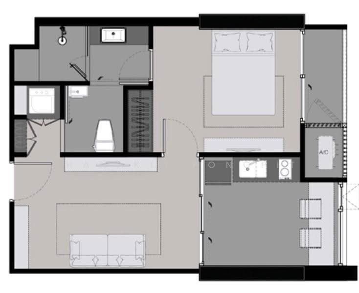 Rhythm Sukhumvit 42, Bangkok, Soi Sukhumvit 42, Sukhumvit Road, Phra Kanong, Khlong Toei, Bangkok, 1 Bedroom, 46 sqm, Condo For Sale, by Thanakit Pongpit, 500506575 - DDproperty.com