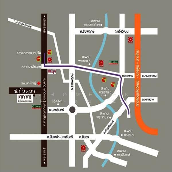 บ้านพฤกษาไพร์ม 95/1 ซอยกันตนา, Nonthaburi, Bang Muang, Bang Yai, Nonthaburi, 3 Bedrooms, 120 sqm, Townhouse For Sale, by AJHOMECENTER-คุณหนึ่ง, 500508175 - DDproperty.com
