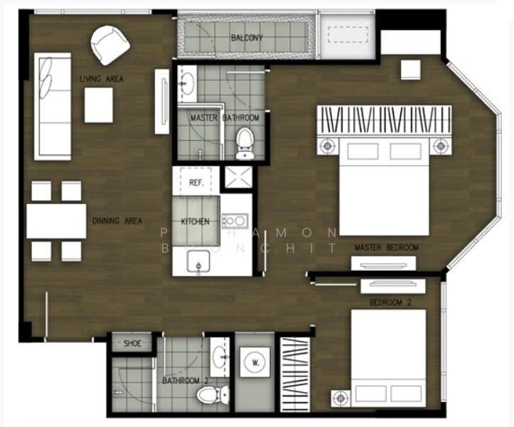Wyne Sukhumvit, Bangkok, 1120 Sukhumvit Road, Phra Kanong, Khlong Toei, Bangkok, 2 Bedrooms, 69 sqm, Condo For Sale, by Pichamon Boonchit, 500508621 - DDproperty.com