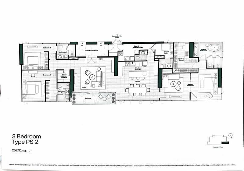 Dusit Central Park (Residences) : ดุสิต เซ็นทรัลพาร์ค, กรุงเทพ, 946 ถนนพระราม 4, สีลม, บางรัก, กรุงเทพ, 259 ตร.ม., คอนโด ขาย, โดย Jomchanok Aswavibul, 500508793 - DDproperty.com