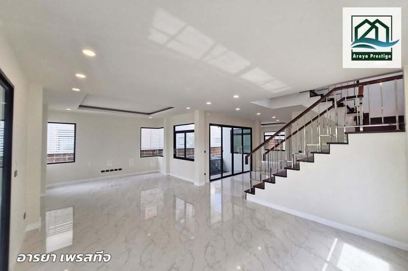 Arena Garden Bangna-Suvarnabhumi : อารีนา การ์เดนท์ บางนา-สุวรรณภูมิ, สมุทรปราการ, ถนนบางนาตราด กม.12.5, บางพลีใหญ่, บางพลี, สมุทรปราการ, 154 ตร.ม., บ้านเดี่ยว ขาย, โดย วิสุทธินี เฉลิมสินสุวรรณ, 500509231 - DDproperty.com