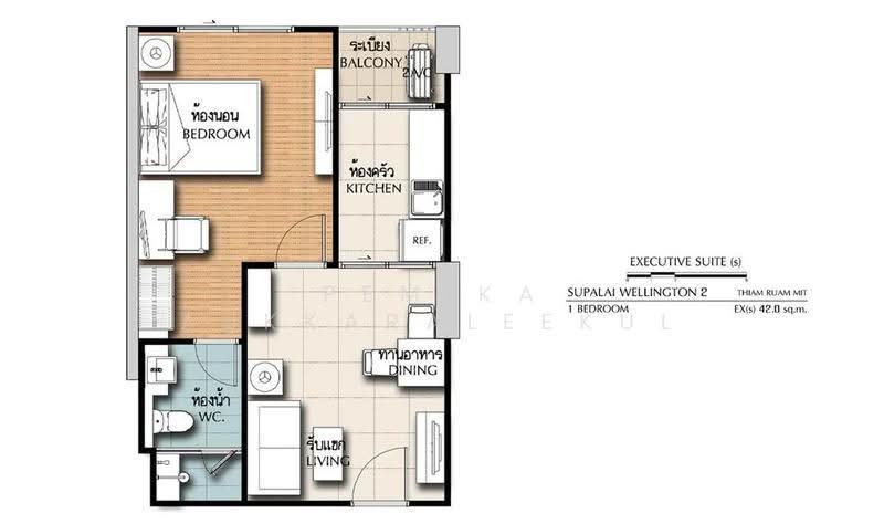 Supalai Wellington 2, Bangkok, Thimruemdam Road, Huai Khwang, Bangkok, 1 Bedroom, 42 sqm, Condo For Sale, by Pemika Aukkaraleekul, 500509446 - DDproperty.com