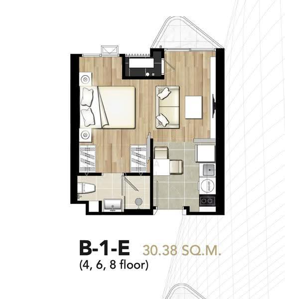 Chewathai Residence Thonglor, Bangkok, Soi Thonglor 20, Thonglor Road, Khlong Tan Nua, Watthana, Bangkok, 1 Bedroom, 30 sqm, Condo For Sale, by Suchada Yodyiem, 500509883 - DDproperty.com