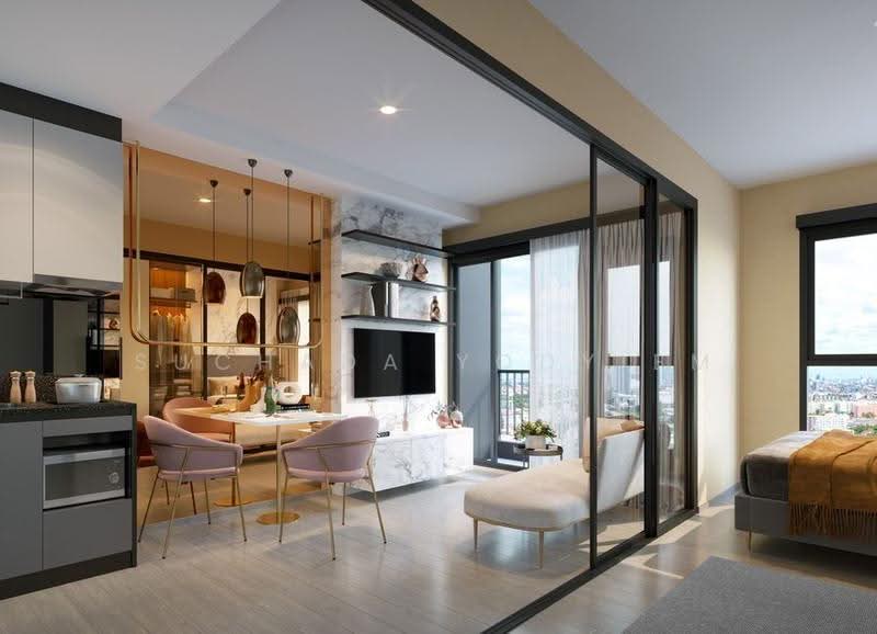 The Stage Mindscape Ratchada-Huai Khwang, Bangkok, Pracha Rat Bamphen Rd, Samsen Nok, Huai Khwang, Bangkok, 1 Bedroom, 34 sqm, Condo For Sale, by Suchada Yodyiem, 500510030 - DDproperty.com