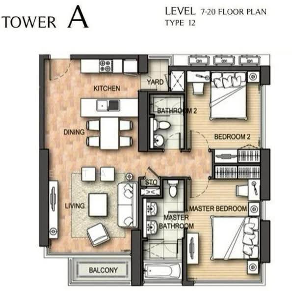 AGUSTON Sukhumvit 22, Bangkok, 140 Sukhumvit Road, Khlong Toei, Bangkok, 2 Bedrooms, 87 sqm, Condo For Rent, by PK PRIME ESTATE Co., Ltd., 500510566 - DDproperty.com