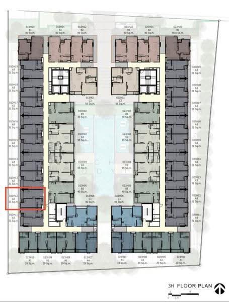 Quintara Treehaus Sukhumvit 42, Bangkok, Soi Bar Bose 2, Sukhumvit 42, Phra Kanong, Khlong Toei, Bangkok, 1 Bedroom, 32 sqm, Condo For Sale, by Suchada Yodyiem, 500510665 - DDproperty.com