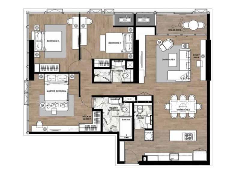 Wyndham Residence : วินด์แฮม เรสซิเดนซ์, กรุงเทพ, 388 ถนนรัชดาภิเษก, คลองเตย, กรุงเทพ, 130 ตร.ม., คอนโด ขาย, โดย Suchada Yodyiem, 500510725 - DDproperty.com