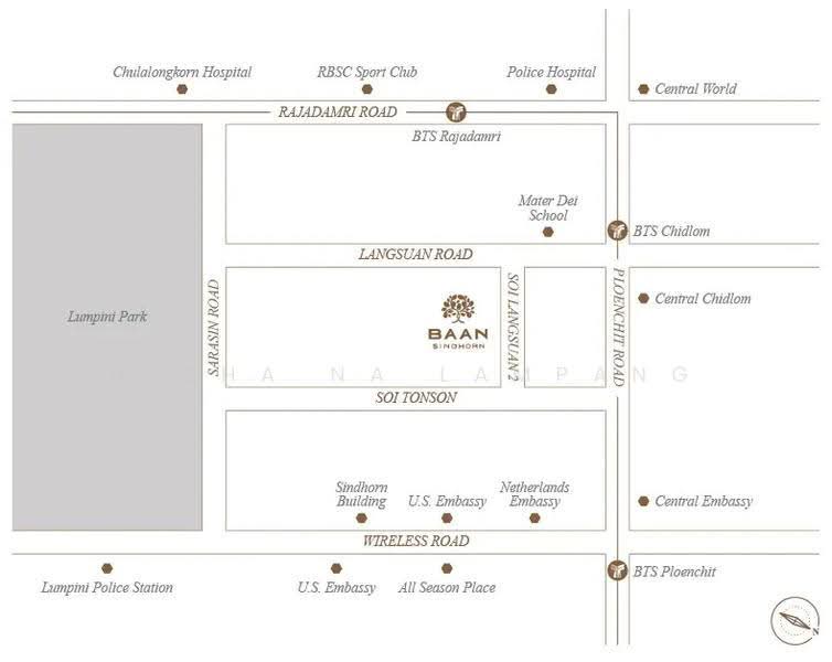 Baan Sindhorn, Bangkok, 89 Soi Langsuan, Langsuan Road, Lumphini, Pathum Wan, Bangkok, 2 Bedrooms, 126 sqm, Condo For Sale, by Nicha Na Lampang, 500512488 - DDproperty.com