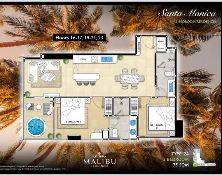 The Riviera Malibu, chon-buri, Phra Tam Nak 5, Nong Pru, Bang Lamung (Pattaya), Chon Buri (Pattaya), 2 Bedrooms, 75 sqm, Condo For Sale, by Valen Lokunpai, 500512607 - DDproperty.com