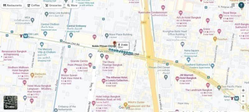 Noble Ploenchit : โนเบิล เพลินจิต, กรุงเทพ, 1035 ถนนเพลินจิต, ลุมพินี, ปทุมวัน, กรุงเทพ, 45 ตร.ม., คอนโด ให้เช่า, โดย Sasithon Phonchuai, 500515053 - DDproperty.com