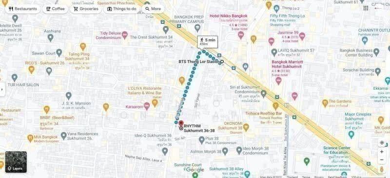 Rhythm Sukhumvit 36-38, Bangkok, 55 Soi Sukhumvit 36, Sukhumvit Road, Phra Kanong, Khlong Toei, Bangkok, 1 Bedroom, 33 sqm, Condo For Rent, by Sannop Phongpraphan, 500515118 - DDproperty.com