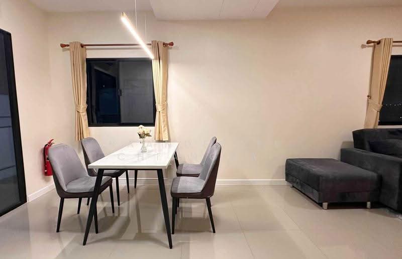Townhome for rent near Big C Mae Hia, Chiang Mai Rental Price: 24,000 THB / month No.9H1096, Chiang Mai, Mae Hia, Muang Chiang Mai, Chiang Mai, 3 Bedrooms, 110 sqm, Townhouse For Rent, by Baandeedee Chiangmai, 500515862 - DDproperty.com