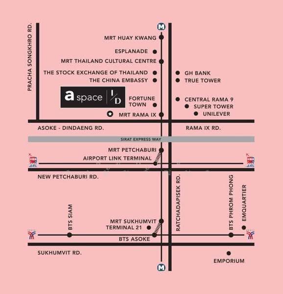 A Space ID Asok-Ratchada : เอสเปซ ไอดี อโศก-รัชดา, กรุงเทพ, 624 ถนนอโศก - ดินแดง, ดินแดง, กรุงเทพ, 34 ตร.ม., คอนโด ขาย, โดย นฤพนธ์ จงมั่นวัฒนา, 500516067 - DDproperty.com