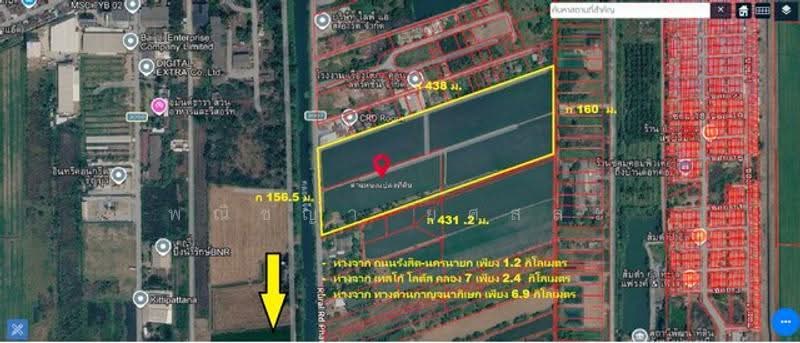 ไม่พบโครงการ, Pathum Thani, , Rangsit, Thanyaburi, Pathum Thani, , 64,980 sqm, Land For Sale, by Phanitchaya Yossala, 500516183 - DDproperty.com