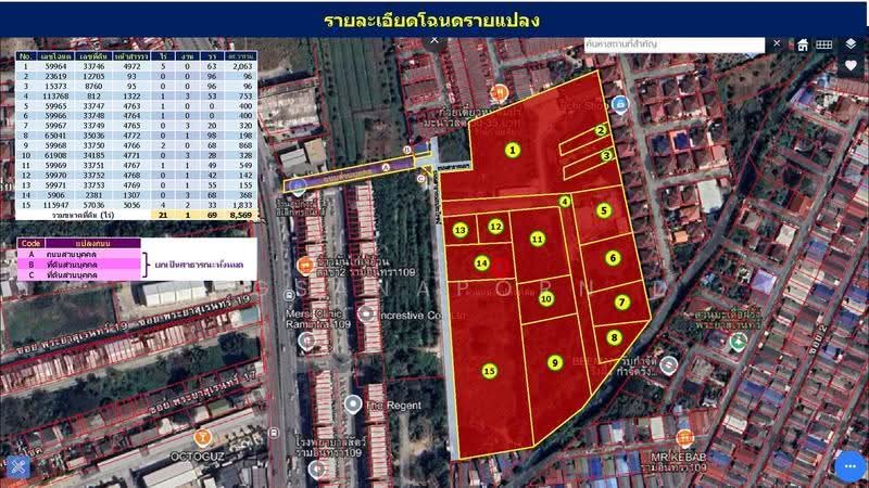 ขายที่ดินรามอินทรา 109( พระยาสุเรนทร์ ) 21-1-69 ไร่, กรุงเทพ, บางชัน, คลองสามวา, กรุงเทพ, 34,276 ตร.ม., ที่ดิน ขาย, โดย Angsanaporn D, 500516852 - DDproperty.com
