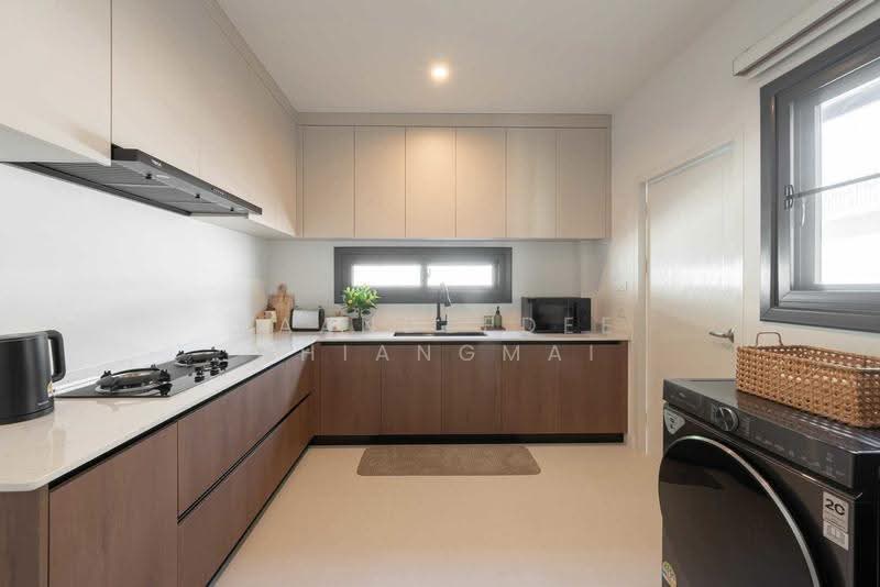 A house for rent near Kad Farang, Chiang Mai Rental Price: 50,000 THB /month Property ID: No.14H1133, Chiang Mai, Hang Dong, Chiang Mai, 3 Bedrooms, 150 sqm, Single Detached House For Rent, by Baandeedee Chiangmai, 500517430 - DDproperty.com
